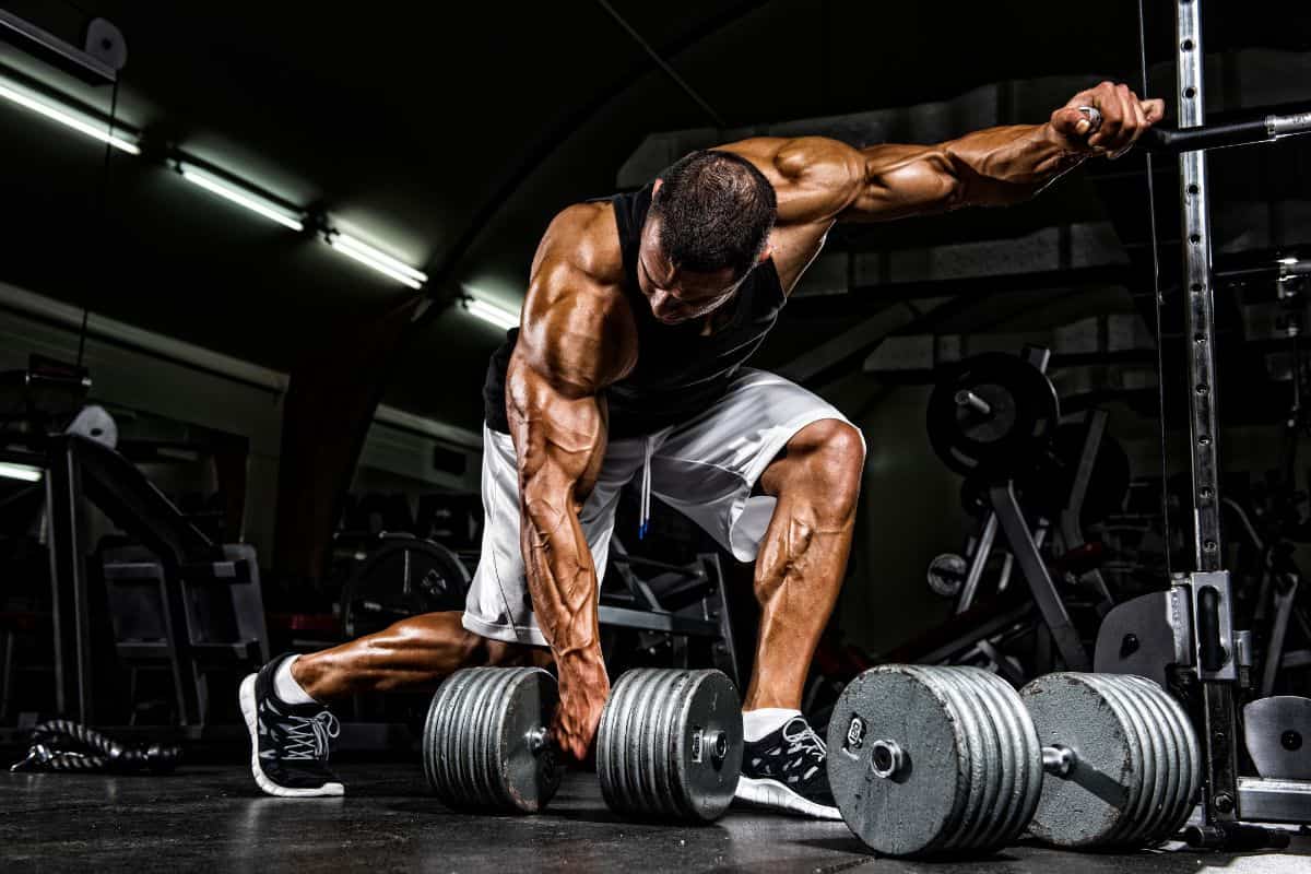 man working out