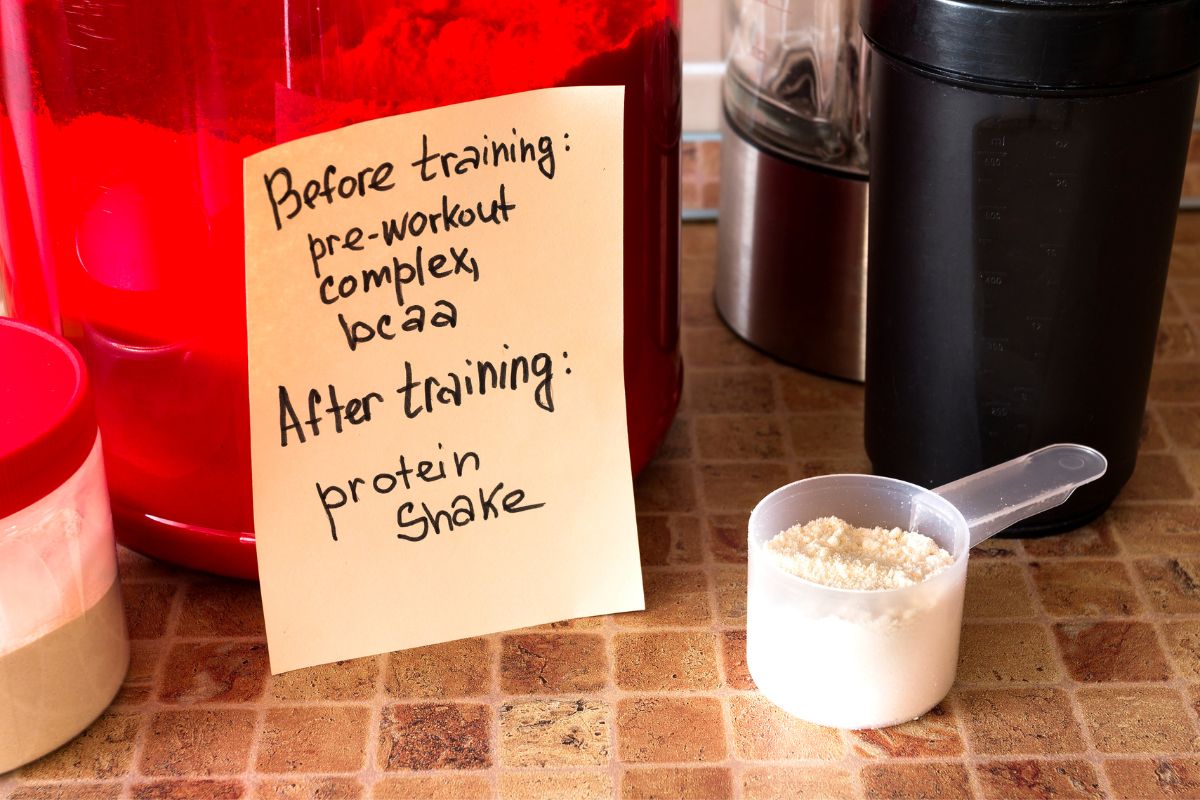 scoop of pre workout