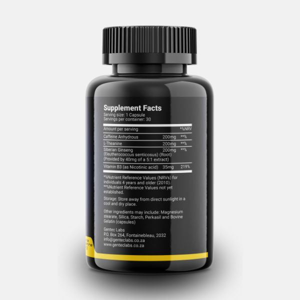 Energize (PreWorkout Energy and Focus) Gentec Labs